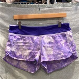 Lululemon Athletica Purple Athletic Shorts Lightweight Design